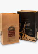 Custom Printed Box Bottom Kraft Bags