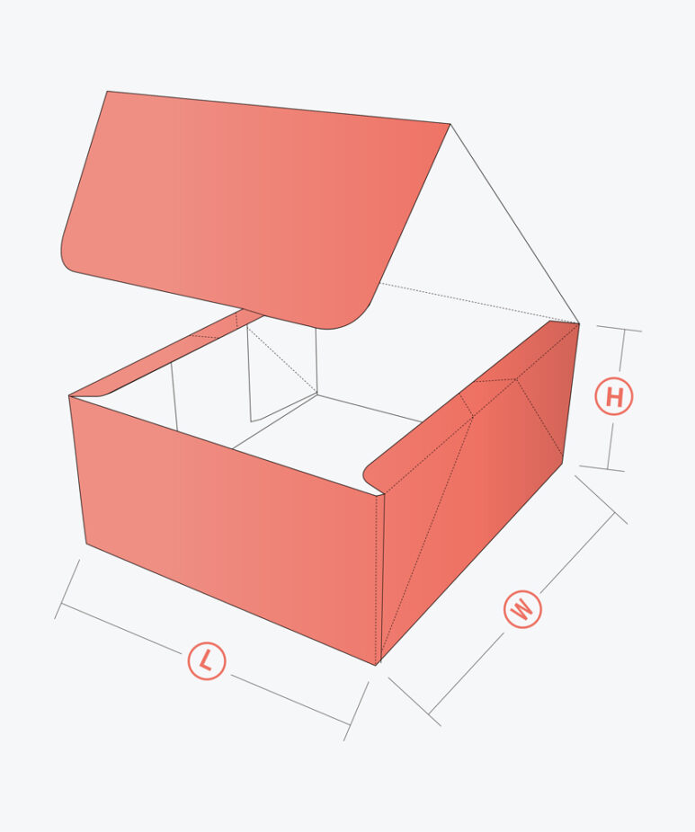 Four Corner with Display Lid Boxes