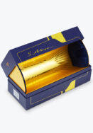 Gold Foil Liquor Hinged Box with Insert