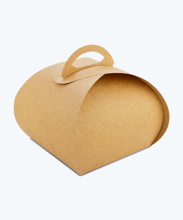 Kraft Cake Boxes with Handle