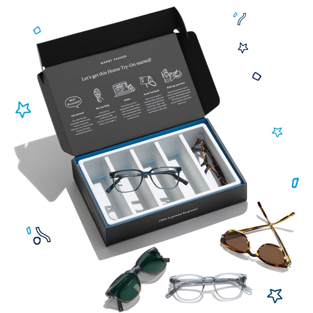 warby parker design inspiration box insert